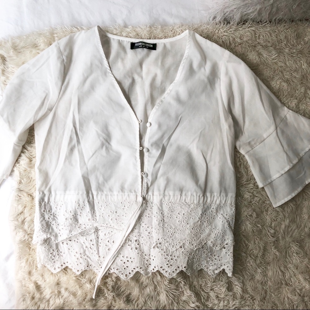 White ASOS Blouse